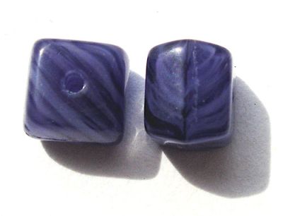 GL0762 6x5mm Purple Cube