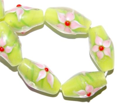 GL2239 18x10mm Green Lily Oval