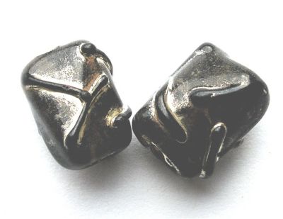 GLx0562 Grey Textured Tube with Silver Highlights