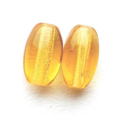 GL1368 10x4mm Topaz Oval Bead