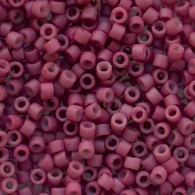 DB0800 Dyed Matte Op Rose Delica