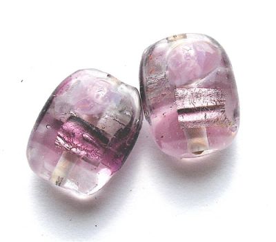 GL2393 Foil Decorated Lilac Lozenge