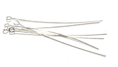 FN014S Silver Half Hard Eyepins