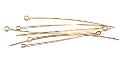 FN014G Gold Half Hard Eyepins
