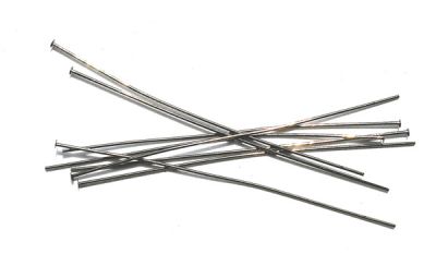 FN016B Grey Black Half Hard Headpins