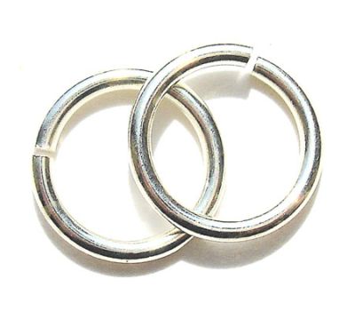 FN146S 10mm Silver Jumprings
