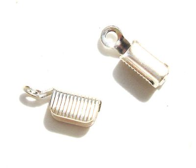 FN150 Pair of Silver Large Box Lace Ends