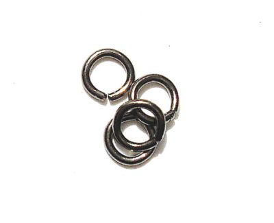 FN141 4mm Grey Black Jump Ring