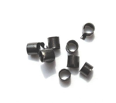 FN071 Small Black Tube Crimps