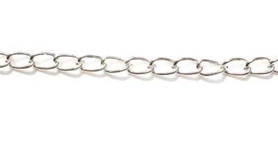 FN132 6mm Link Silver Curb Chain