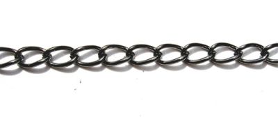 FN132 6mm Link Black Curb Chain