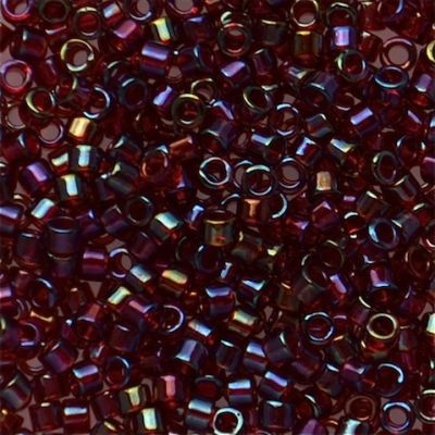 DB1751 Red Lined Topaz AB Delica