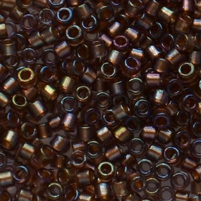 DB1759 Sparkle Beige Lined Amethyst AB Delica