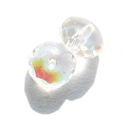 FCR806 8x5mm Clear AB Cushioned Rondelle