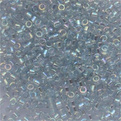 DB0110 Transparent Lt Marine Blue Gold Lustre Delica