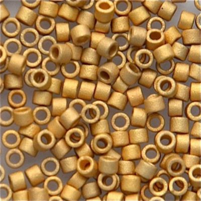 DB0334 Mat 24Kt Light Gold Plated Delica