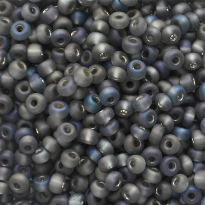 RC706 SL Frost Grey AB Size 8 Seed Beads