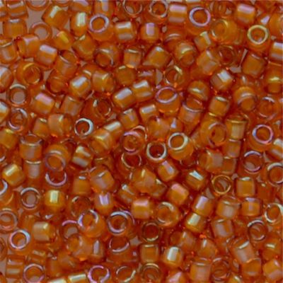 DB1734 Beige Lined Topaz AB Delica