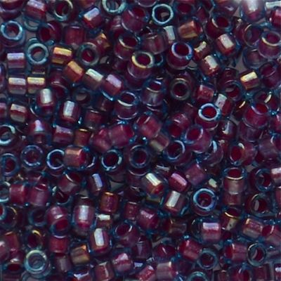 DB1758 Hot Pink Ld Aqua AB Delica