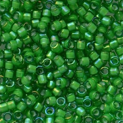 DB1787 White Ld Green AB Delica