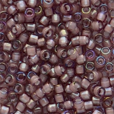 DB1791 White Ld Smoky Amethyst AB Delica