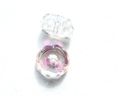 FR802 8x4mm Clear AB Rondelle