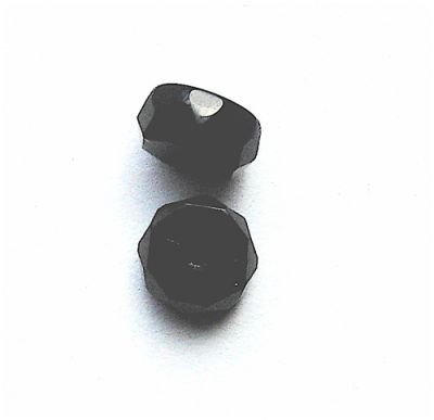 FR803 8x4mm Black Rondelle