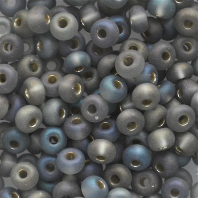 RC739 SL Frost Grey AB Size 6 Seed Beads