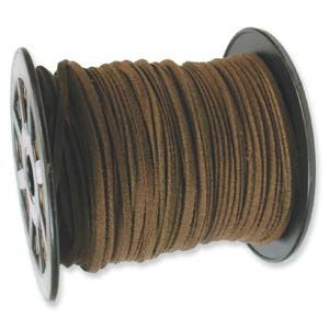 TG032 Milk Chocolate Imitation Suede Lace