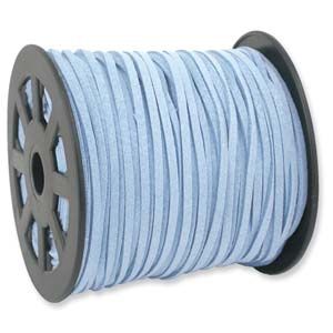 TG038 Light Blue Imitation Suede Lace