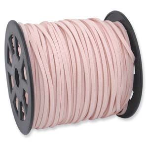 TG043 Pale Pink Imitation Suede Lace