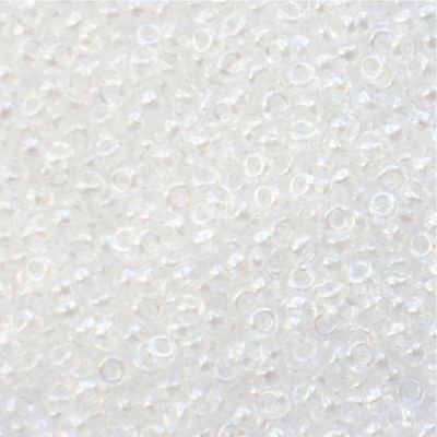 RC012 Trans Crystal Size 10 Seed Beads