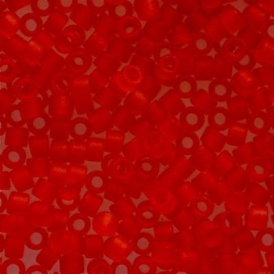 DB0745 Mat Trans Red Orange Delica