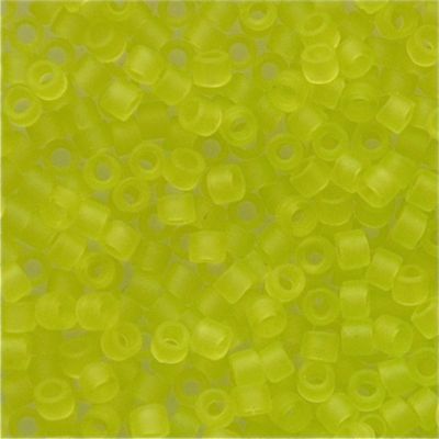 DB0766 Matte Trans Chartreuse Delica