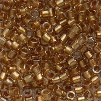 DB0907 Sparkle Lt Bronze Ld Crystal Delica