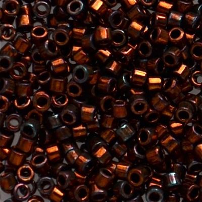 DB1002 Met Dk Copper Gold Iris Delica