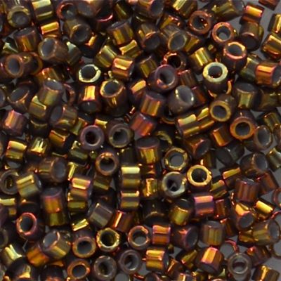 DB1010 Met Earth Batik Gold Iris Delica