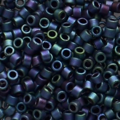 DB1052 Mat Met Bilberry Gold Iris Delica