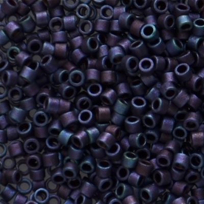 DB1054 Mat Met Plum Gold Iris Delica