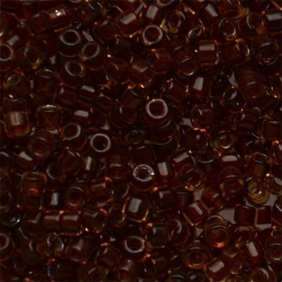 DB1393 Dk Topaz Lined Amber Delica