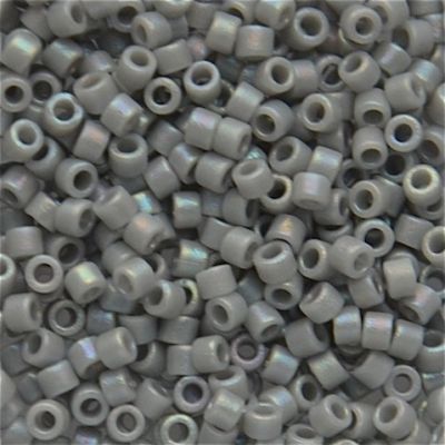 DB1598 Mat Op Ghost Grey AB Delica