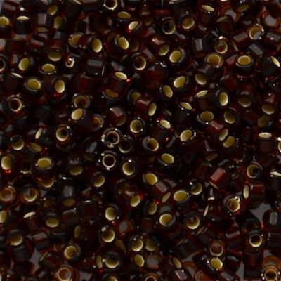 DB1684 S/L Glazed Dk Rootbeer Delica