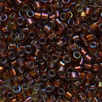 DB1692 S/L Glazed Dk Honey AB Delica