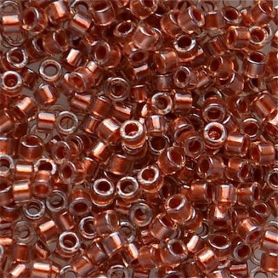 DB1704 Copper Pearl Lined Pink Mist Delica