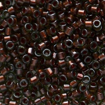 DB1710 Copper Pearl Lined Olive Delica