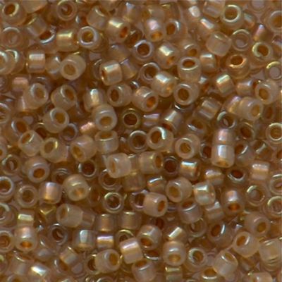 DB1731 Beige Lined Opal AB Delica