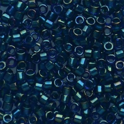 DB1763 Emerald Lined Cobalt AB Delica