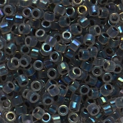 DB1774 Gray Lined Opal AB Delica