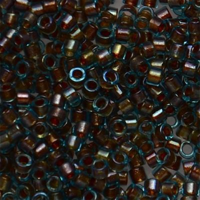 DB1775 Topaz Lined Aqua AB Delica