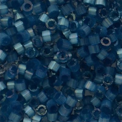 DB1811 Dyed Dusk Blue Silk Satin Delica